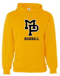 2024 Mid Prairie Baseball (MP Design) Badger - Performance Fleece Hooded Sweatshirt