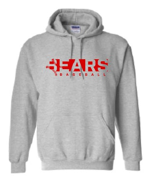 2024 West Branch Baseball "Bear Design" Gildan - Heavy Blend™ Hooded Sweatshirt