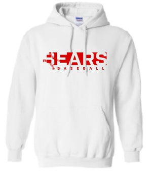 2024 West Branch Baseball "Bear Design" Gildan - Heavy Blend™ Hooded Sweatshirt