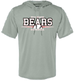 2024 West Branch Baseball "Ball Design" Badger - B-Core Hooded T-Shirt