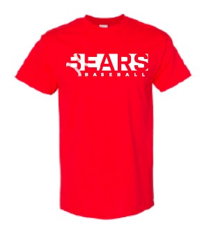 2024 West Branch Baseball "Bears Design" Gildan - Heavy Cotton™ T-Shirt