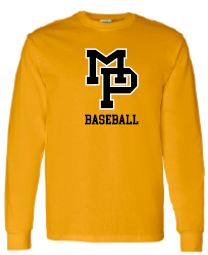 2024 Mid Prairie Baseball (MP Design) Gildan - Heavy Cotton™ Long Sleeve T-Shirt