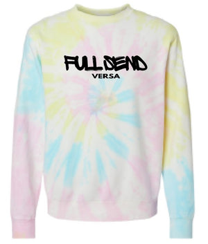 Versa Fitness Independent Trading Co. - Midweight Tie-Dyed Crewneck Sweatshirt (Full Send)