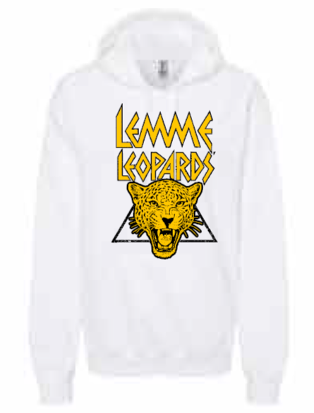 2025 Lemme Leopards Gildan - Softstyle® Midweight Hooded Sweatshirt (Leopard Design)