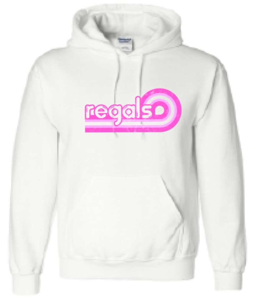 2025 Regina Pink Gildan - DryBlend® Hooded Sweatshirt (Wave Design)