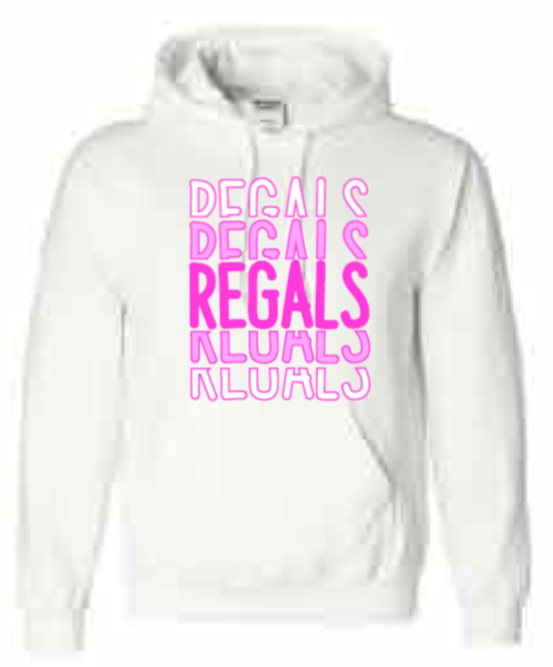 2025 Regina Pink Gildan - DryBlend® Hooded Sweatshirt (Regals Design)