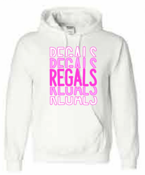 2025 Regina Pink Gildan - DryBlend® Hooded Sweatshirt (Regals Design)