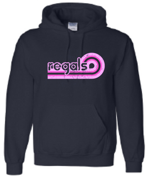 2025 Regina Pink Gildan - DryBlend® Hooded Sweatshirt (Wave Design)