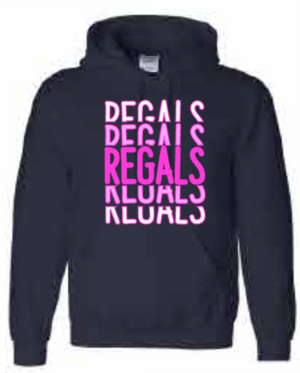 2025 Regina Pink Gildan - DryBlend® Hooded Sweatshirt (Regals Design)