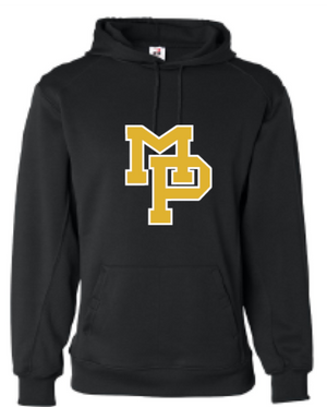 2026 Mid Prairie Baseball Badger - Performance Fleece Hooded Sweatshirt (MP Design)