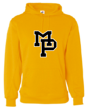 2026 Mid Prairie Baseball Badger - Performance Fleece Hooded Sweatshirt (MP Design)