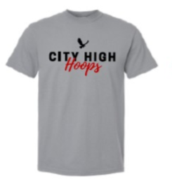 2024 City High Girls Basketball Comfort Colors - Garment-Dyed <B>Youth</B> Heavyweight T-Shirt (Hoops Design)