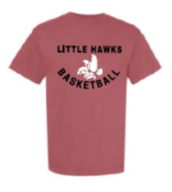 2024 City High Girls Basketball Comfort Colors - Garment-Dyed Heavyweight T-Shirt (Hawk Design)