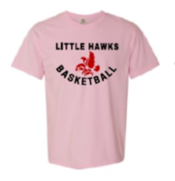 2024 City High Girls Basketball Comfort Colors - Garment-Dyed <B>Youth</B> Heavyweight T-Shirt (Hawk Design)