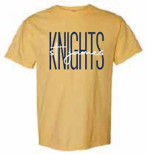 2025 St. James Elementary Comfort Colors - Garment-Dyed Heavyweight T-Shirt (Cursive Design)