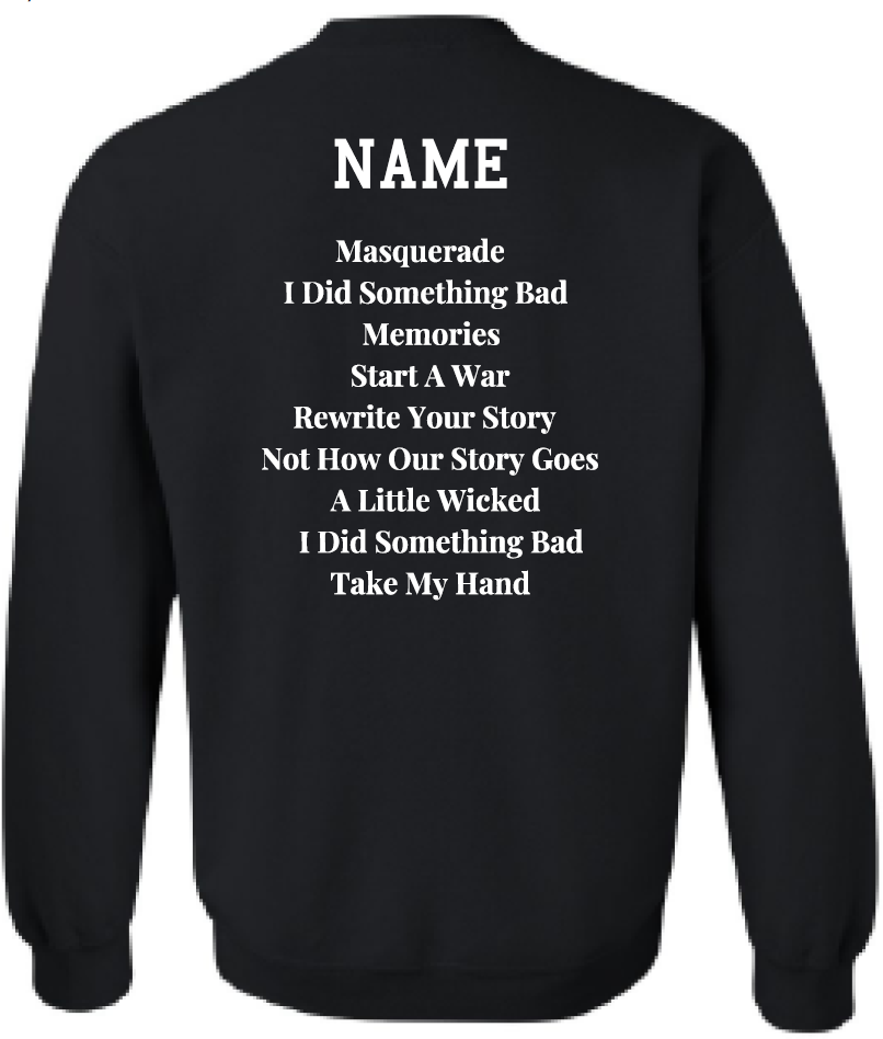 2024 City High Show Choir Masked Memories Gildan - Heavy Blend™ Crewneck Sweatshirt <b>with $10 Personalization Option</b>