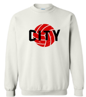 2025 City High Volleyball Gildan - Heavy Blend™ Crewneck Sweatshirt (City Design)