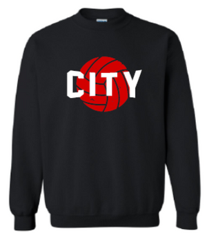 2025 City High Volleyball Gildan - Heavy Blend™ Crewneck Sweatshirt (City Design)