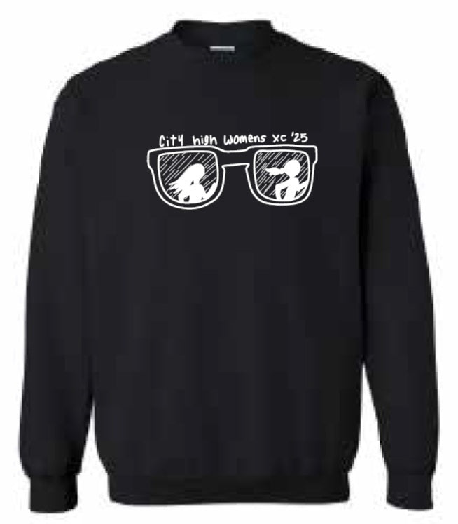 2025 City High Girls Cross Country Gildan - Heavy Blend™ Crewneck Sweatshirt