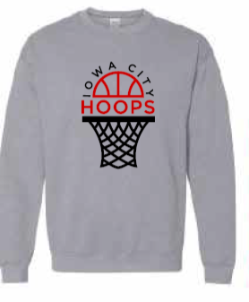 2025 Iowa City Hoops Gildan - Heavy Blend™ Crewneck Sweatshirt (Net Design)