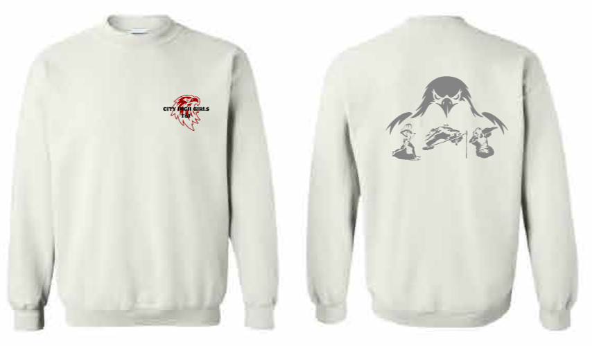 2026 City High Girls Track & Field Gildan - Heavy Blend™ Crewneck Sweatshirt