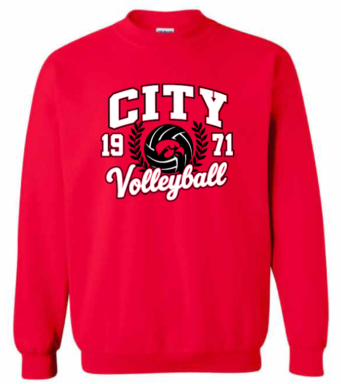 2026 City High Volleyball Gildan - Heavy Blend™ Crewneck Sweatshirt