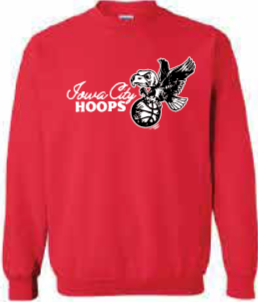 2025 Iowa City Hoops Gildan - Heavy Blend™ Crewneck Sweatshirt (Cursive Design)