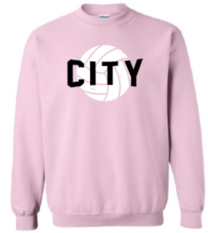 2025 City High Volleyball Gildan - Heavy Blend™ Crewneck Sweatshirt (City Design)