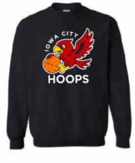 2025 Iowa City Hoops Gildan - Heavy Blend™ Crewneck Sweatshirt (Hoops Design)