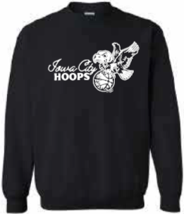 2025 Iowa City Hoops Gildan - Heavy Blend™ Crewneck Sweatshirt (Cursive Design)