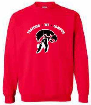 2026 City High Boys Track & Field Gildan - Heavy Blend™ Crewneck Sweatshirt (Runners)