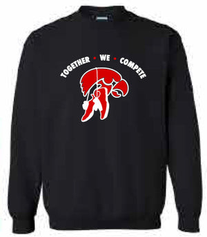 2026 City High Boys Track & Field Gildan - Heavy Blend™ Crewneck Sweatshirt (Runners)