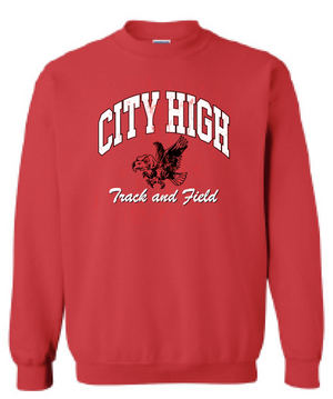 2025 City High Boys Track & Field Gildan - Heavy Blend™ Crewneck Sweatshirt