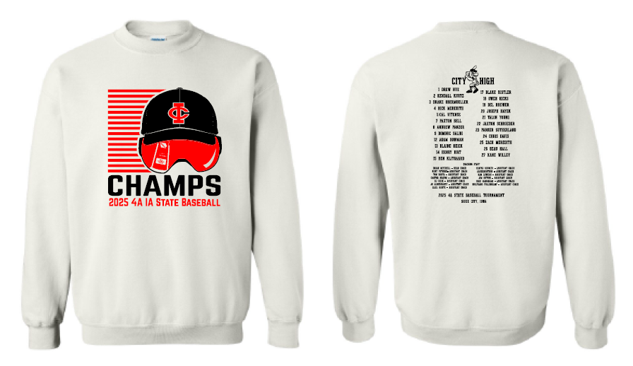 2025 City High State Baseball Champs Gildan - Heavy Blend™ Crewneck Sweatshirt