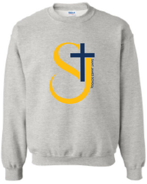 2024 St. James Elementary Gildan - Heavy Blend™ Crewneck Sweatshirt (Cross Design)