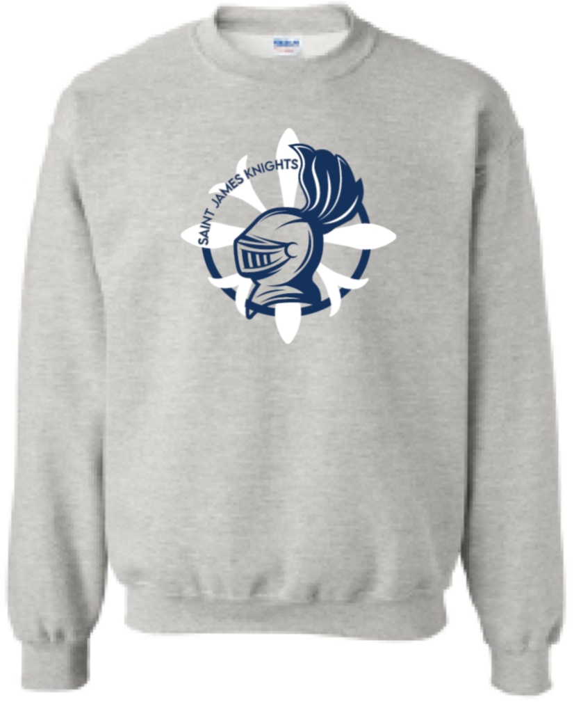 2024 St. James Elementary Gildan - Heavy Blend™ Crewneck Sweatshirt (Knight Design)