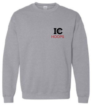 2024 Iowa City Hoops Gildan - Heavy Blend™ Crewneck Sweatshirt (Pocket Logo Design)