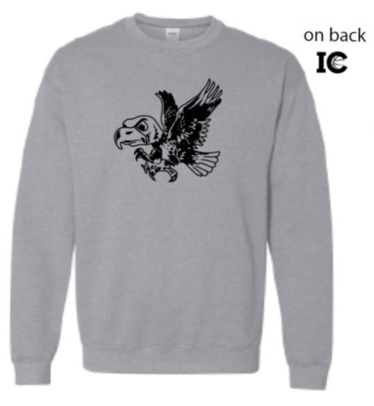 2024 Iowa City Hoops Gildan - Heavy Blend™ Crewneck Sweatshirt (Herky Design)