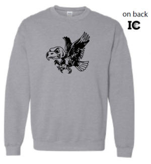 2024 Iowa City Hoops Gildan - Heavy Blend™ Crewneck Sweatshirt (Herky Design)