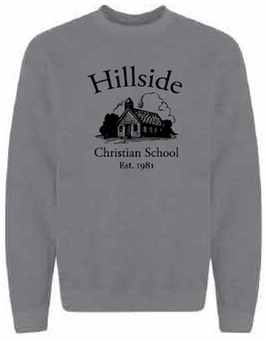 2025 Hillside Christian School Gildan - Heavy Blend™ Crewneck Sweatshirt