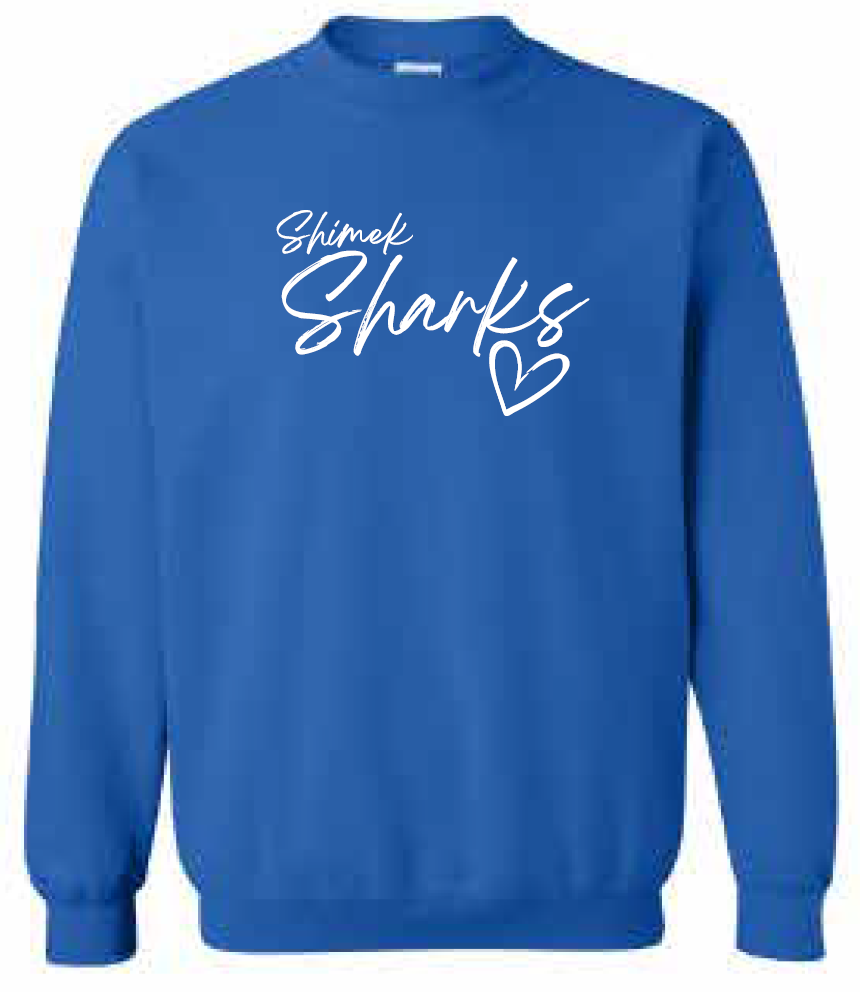 2025 Shimek Elementary Gildan - Heavy Blend™ Crewneck Sweatshirt (Heart Design)