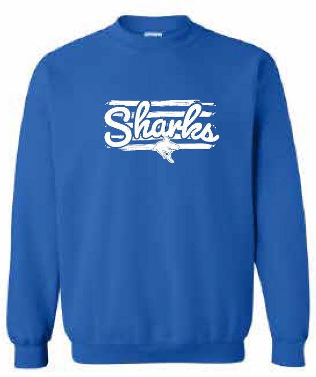 2025 Shimek Elementary Gildan - Heavy Blend™ Crewneck Sweatshirt (Shark Design)