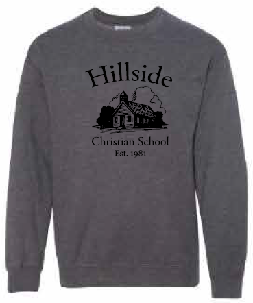 2025 Hillside Christian School Gildan - Heavy Blend™ Crewneck Sweatshirt