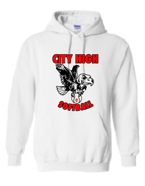 2026 City High Softball Gildan - Heavy Blend™ Hooded Sweatshirt