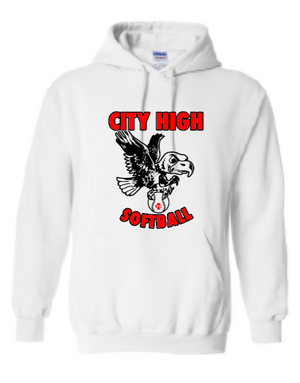 2026 City High Softball Gildan - Heavy Blend™ Hooded Sweatshirt