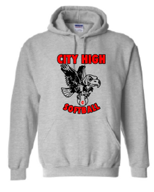 2026 City High Softball Gildan - Heavy Blend™ Hooded Sweatshirt