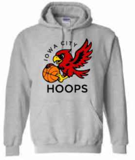 2025 Iowa City Hoops Gildan - Heavy Blend™ Hooded Sweatshirt (Hoops Design)