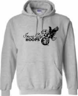 2025 Iowa City Hoops Gildan - Heavy Blend™ Hooded Sweatshirt (Cursive Design)