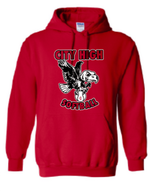 2026 City High Softball Gildan - Heavy Blend™ Hooded Sweatshirt