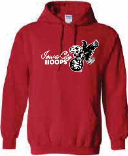 2025 Iowa City Hoops Gildan - Heavy Blend™ Hooded Sweatshirt (Cursive Design)